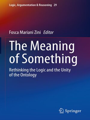 cover image of The Meaning of Something